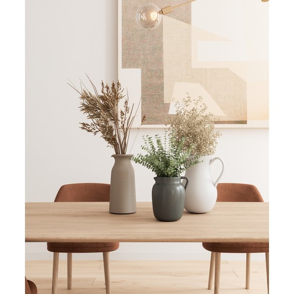 Balta keramikas rokām darināta vāze (augstums 30 cm) Harmonia – Artevasi-image-3