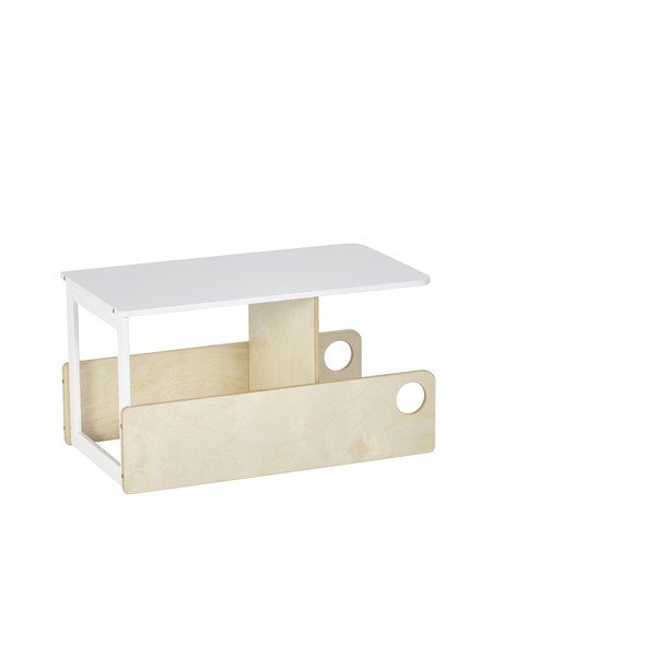 Balts/dabīga toņa bērnu kāpslītis Nuun – Kave Home-image-2