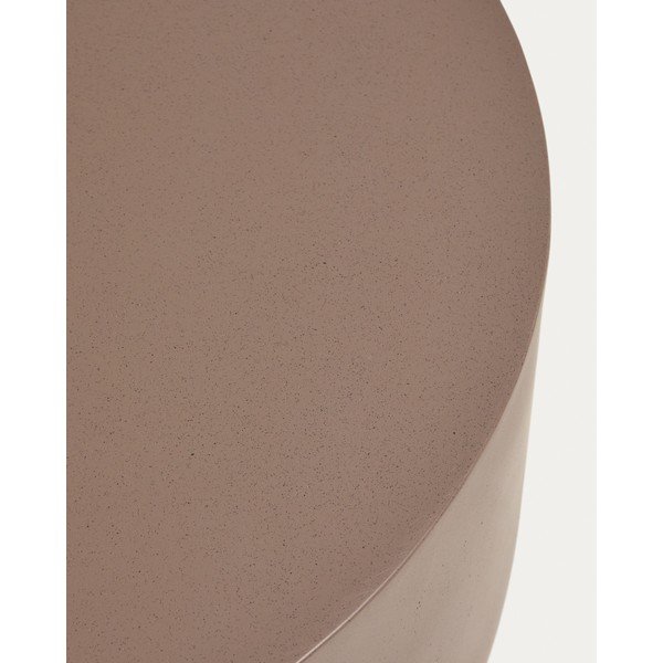 Betona apaļš dārza kafijas galdiņš ø 60 cm Garbet – Kave Home-image-3