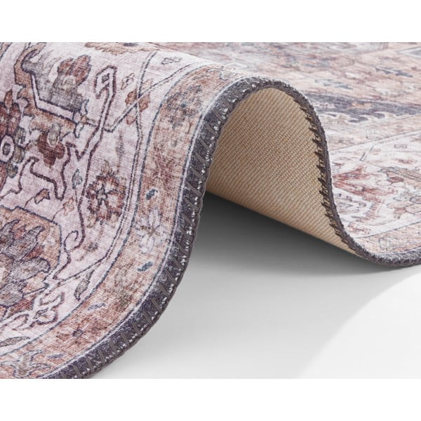 Pelēki bēšs paklājs Nouristan Sylla, 80 x 200 cm-image-4