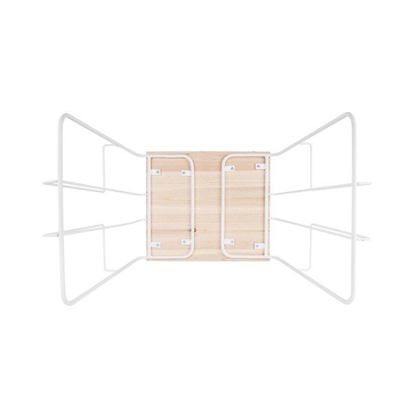 Balts kafijas galdiņš ar žurnālu uzglabāšanas vietu Leitmotiv Wired-image-2