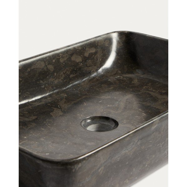 Pelēka akmens izlietne 55x35 cm Darnen – Kave Home-image-4