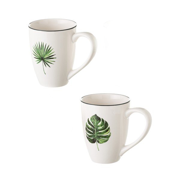 2 keramikas krūžu komplekts Unimasa Tropic, 350 ml