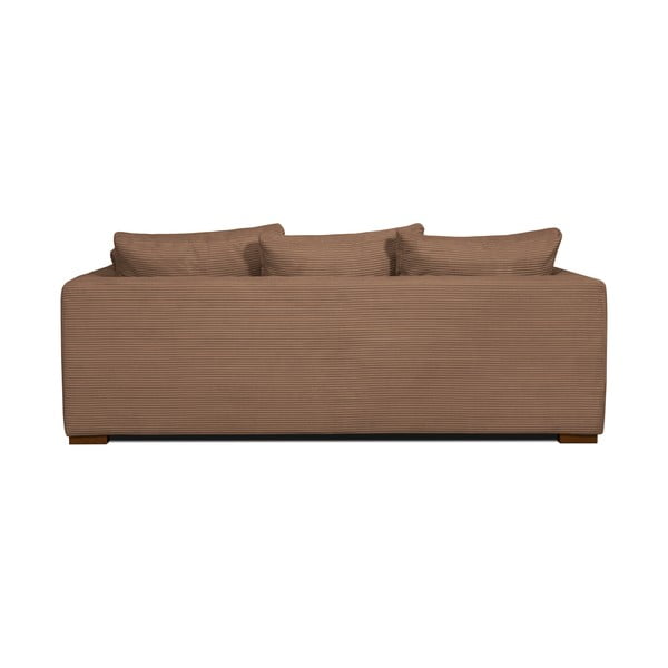 Gaiši brūns velveta dīvāns 175 cm Comfy – Scandic-image-3