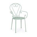 Piparmētru zaļš metāla dārza krēsls Etienne – Bizzotto