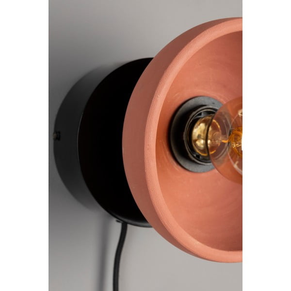 Lašrozā/melna sienas lampa Zahra – Dutchbone-image-3