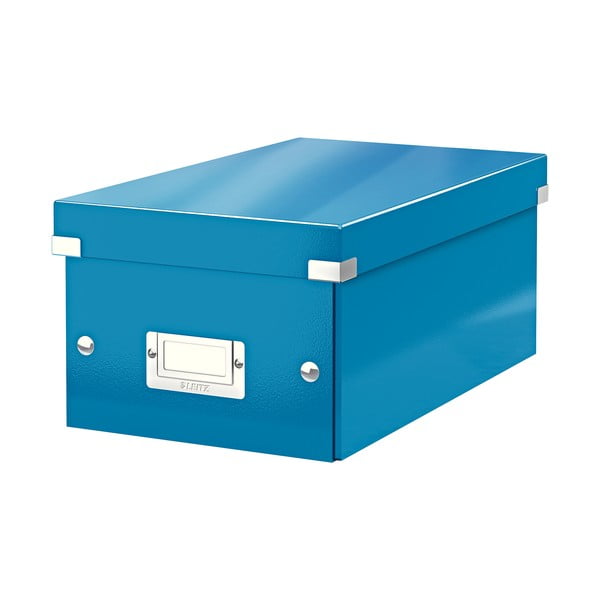 Zila uzglabāšanas kaste ar vāku Leitz Click&Store, garums 35 cm
