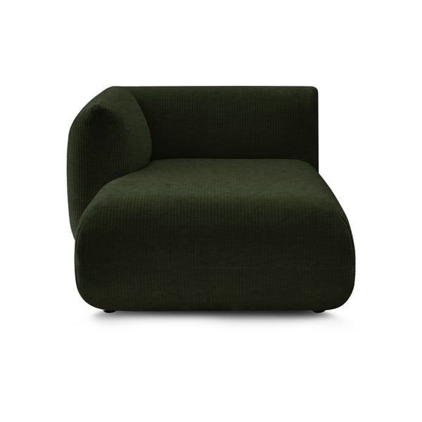 Zaļš velveta modulārais dīvāns (ar kreiso stūri) Lecomte – Bobochic Paris