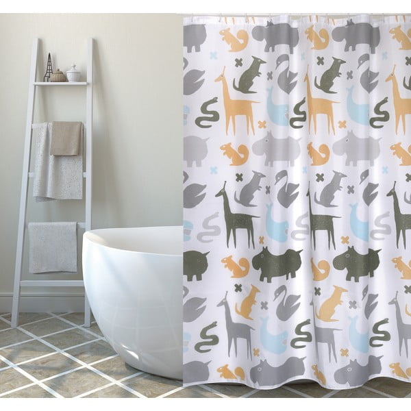 Dušas aizkars 180x200 cm Noe – MSV-image-1