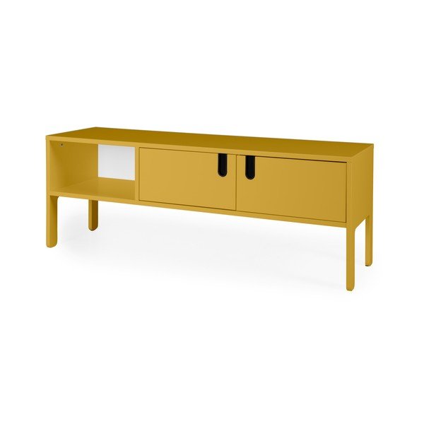 Dzeltena TV kumode Tenzo Uno, platums 137 cm-image-2