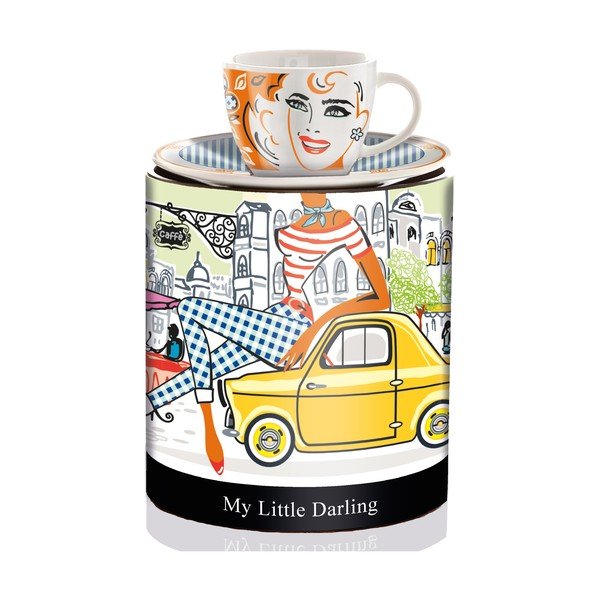 Porcelāna espresso tasītes un apakštasītes komplekts Ritzenhoff Michal Shalev, 8 cl-image-3