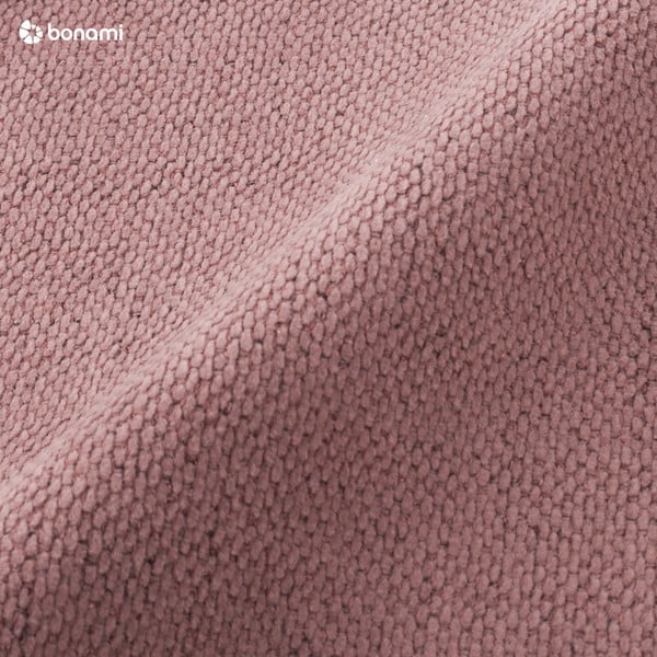 Rozā polsterēta divvietīga gulta ar veļas kasti ar redelēm 180x200 cm Lupine – Micadoni -image-1