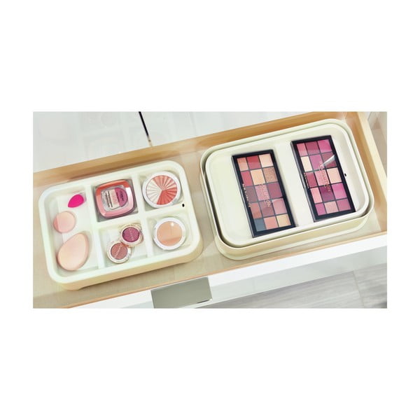 Balts kosmētikas organizators iDesign Eco Bin, 28,12 x 19,23 cm-image-3