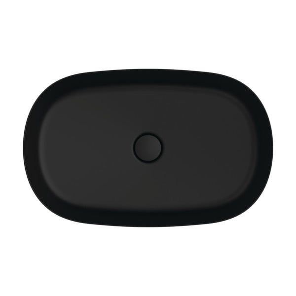 Matēti melna keramikas izlietne 60x38 cm Ipalyss – Ideal Standard-image-2