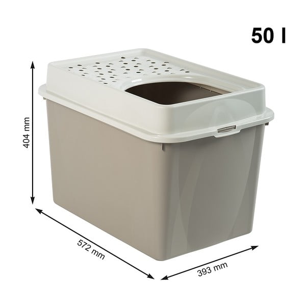 Kaķu tualete 57,2x39,3 cm Eco Berty – Rotho-image-1