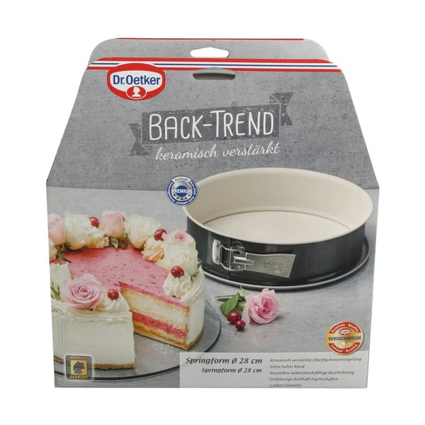 Tērauda kūkas forma ar keramikas virsmu Dr. Oetker, ø 28 cm-image-2