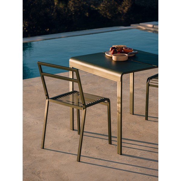 Zaļš metāla dārza krēsls Oto – noo.ma-image-4