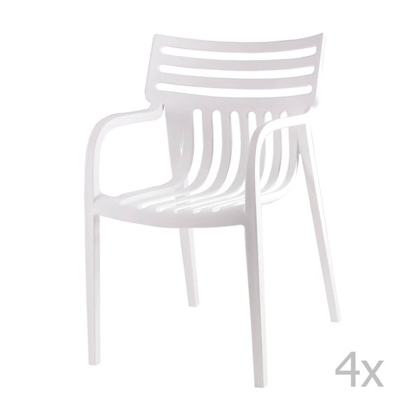 4 baltu ēdamistabas krēslu komplekts sømcasa Rodie