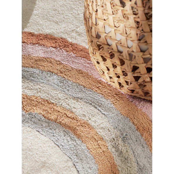 Krēmkrāsas mazgājams/ar rokām darināts kokvilnas bērnu paklājs 140x200 cm Snuggle Petite – Hanse Home-image-2