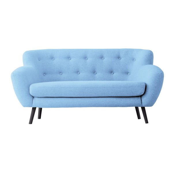 Gaiši zils divvietīgs dīvāns Kooko Home Rock