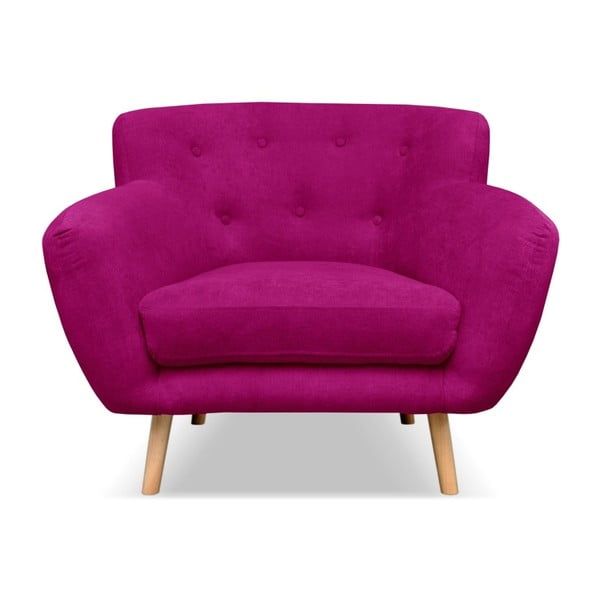 Tumši rozā atpūtas krēsls Cosmopolitan Design London