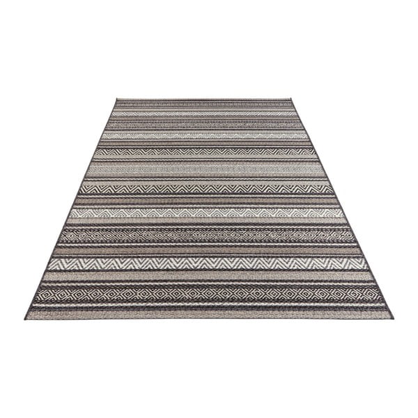 Melns un brūns āra paklājs Elle Decoration Bloom Rodez, 80 x 150 cm-image-4