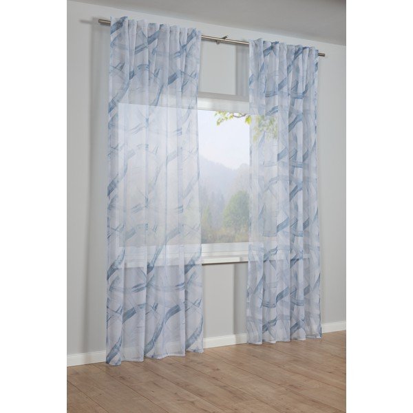 Zils aizkars 245x140 cm Dolly–Voile – Gardinia-image-1