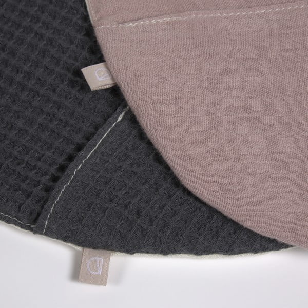 2 priekšautiņu komplekts ar kabatu no organiskās kokvilnas Kave Home Marinet-image-1