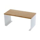 Balts/dabīga toņa metāla papildu virtuves plaukts 30,5x14 cm Tosca – YAMAZAKI