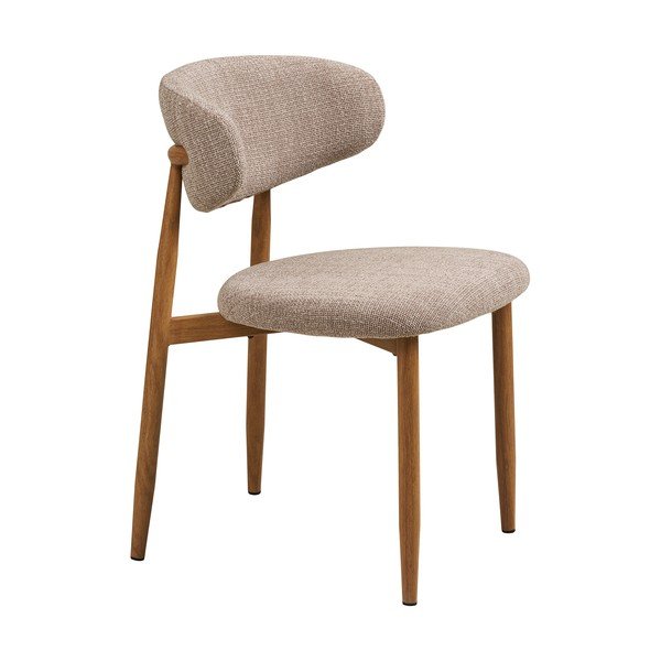 Bēšs/dabīga toņa polsterēts pusdienu krēsls Levanto – House Nordic-image-2