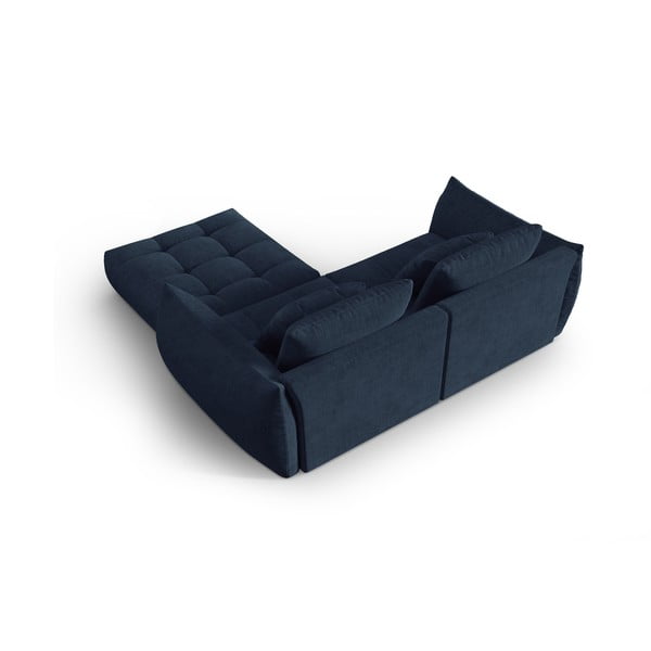 Tumši zils stūra dīvāns (ar maināmu stūri) Bloom – Micadoni Home-image-3
