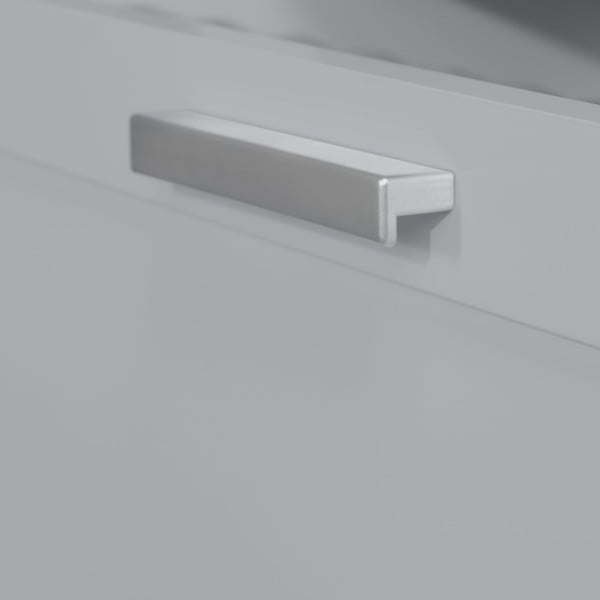 Pelēka bērnu kumode ar pārtinamo galdiņu 87x100x75 cm Hamburg – Roba-image-3