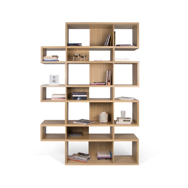 Brūns grāmatu plaukts TemaHome London, 220 x 34 cm-image-4