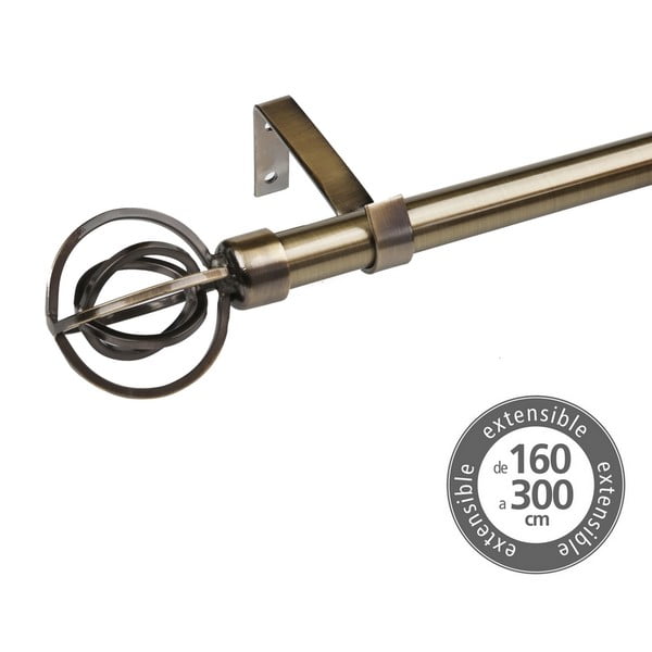 Metāla pagarināma aizkaru stanga 160–300 cm – Casa Selección-image-1