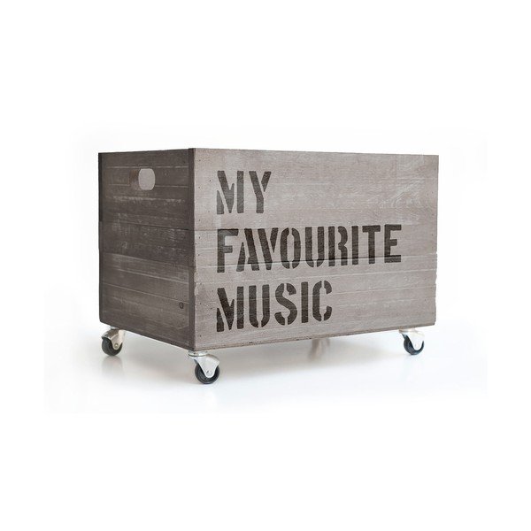 Pelēka mobilā kaste Really Nice Things Happy Favourite Music