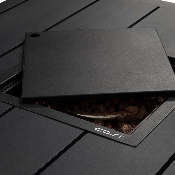 Aizsargstiklu komplekts kamīnam COSI Cosi, 45 x 45 cm-image-1