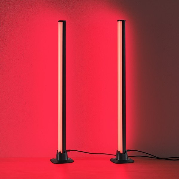 Melna metāla LED galda lampa (augstums 55 cm) Boy – Reality-image-3