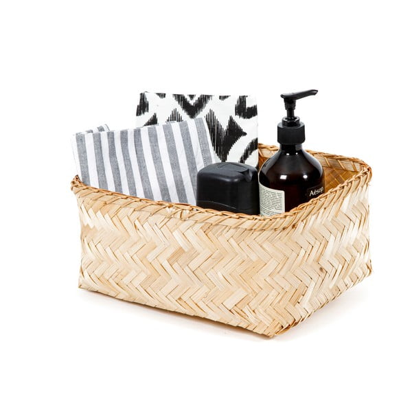 Bambusa uzglabāšanas grozs Compactor Halong Basket, 30 x 15 cm-image-3