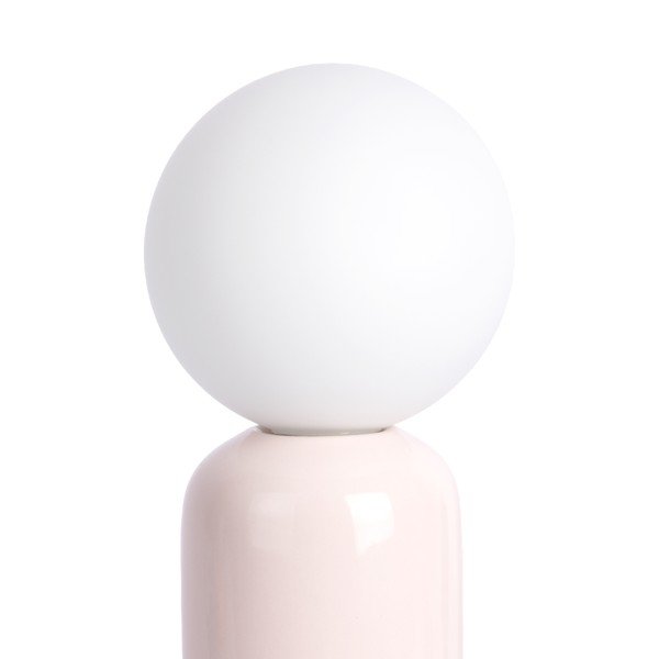 Tumši zaļa/gaiši rozā keramikas galda lampa (augstums 27 cm) Firenze Tube – Leitmotiv-image-1