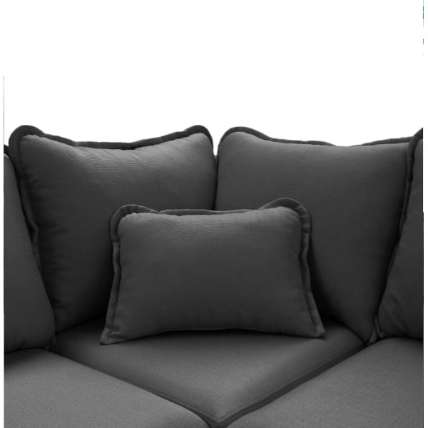 Tumši pelēks stūra dīvāns (kreisais stūris) Beata – Ropez-image-1