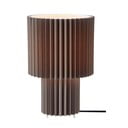 Pelēka galda lampa ar auduma abažūru (augstums 32 cm) Catis – Markslöjd