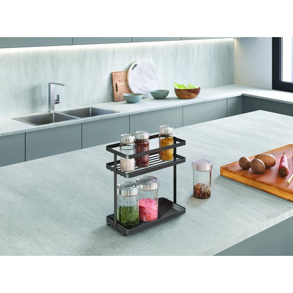 Nerūsējošā tērauda garšvielu organizators Tokyo Lava – Metaltex-image-1