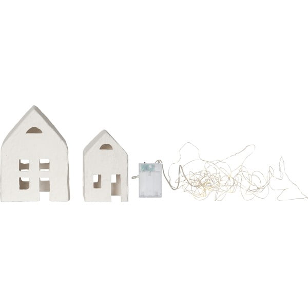 Balts Ziemassvētku gaismas dekors (2 gab.) Plain – Star Trading-image-4