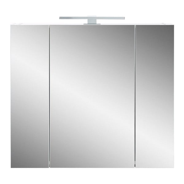 Balts vannas istabas skapītis ar spoguli 76x71 cm – Germania