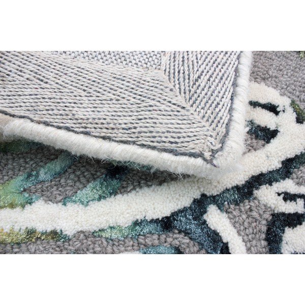 Pelēks ar rokām austs paklājs Flair Rugs Soho Vega, 120 x 170 cm-image-4