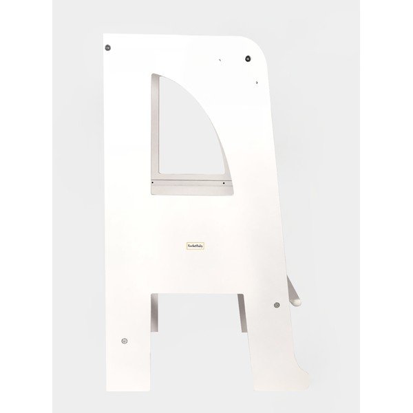 Balts bērnu kāpslītis Montessori – Rocket Baby-image-1