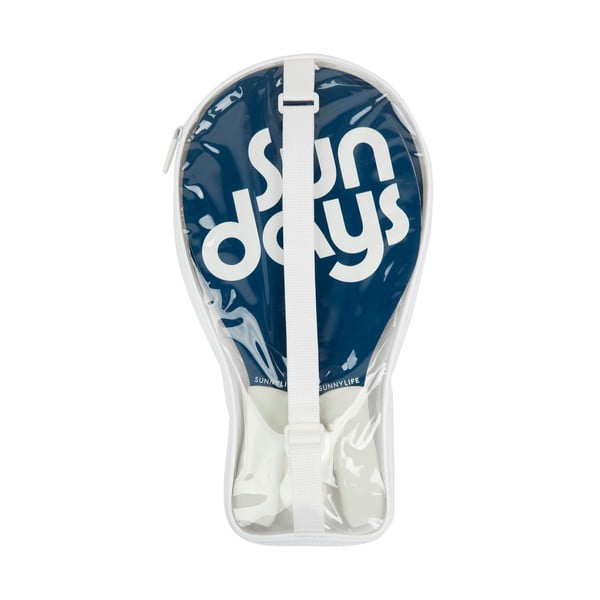 2 pludmales tenisa nūju un bumbiņu komplekts Sunnylife Indigo-image-1