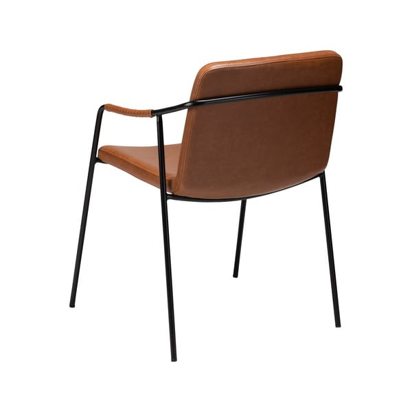 Brūns mākslīgās ādas ēdamistabas krēsls DAN-FORM Denmark Boto-image-3