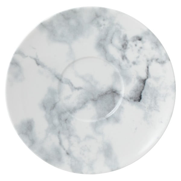 Balti melna porcelāna apakštasīte Villeroy & Boch Marmory, ø 16 cm