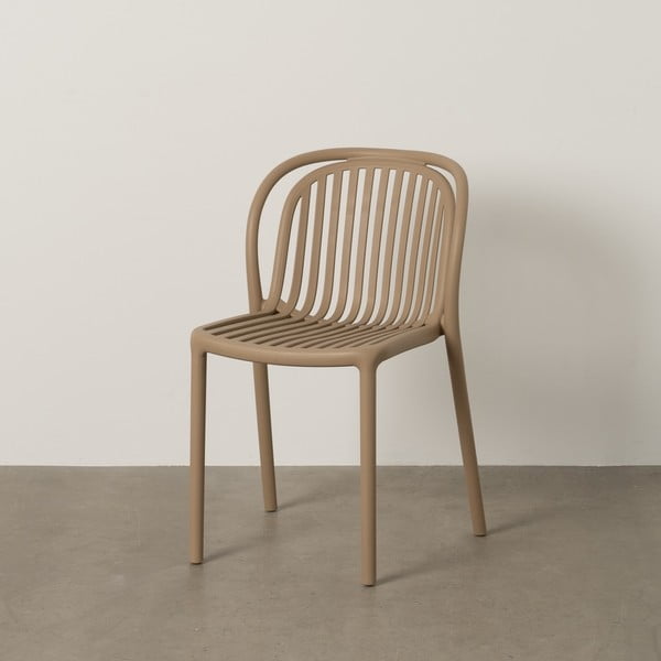 Bēšs plastmasas pusdienu krēsls Alia – Ixia-image-1